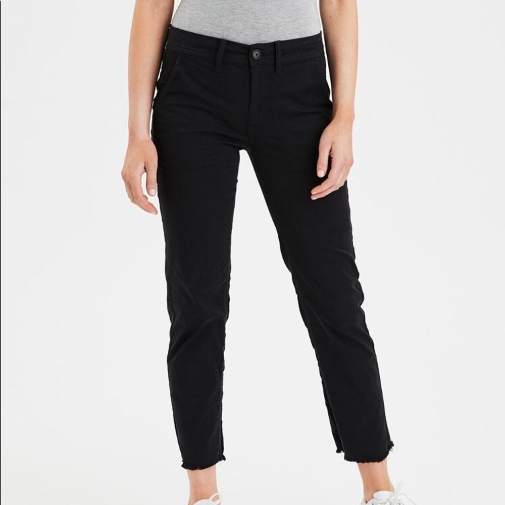 American Eagle Outfitters Faded Black Pants